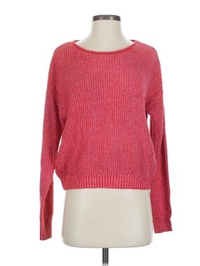 Wild Fable Vibrant Red / Pink Crew Neck Sweater